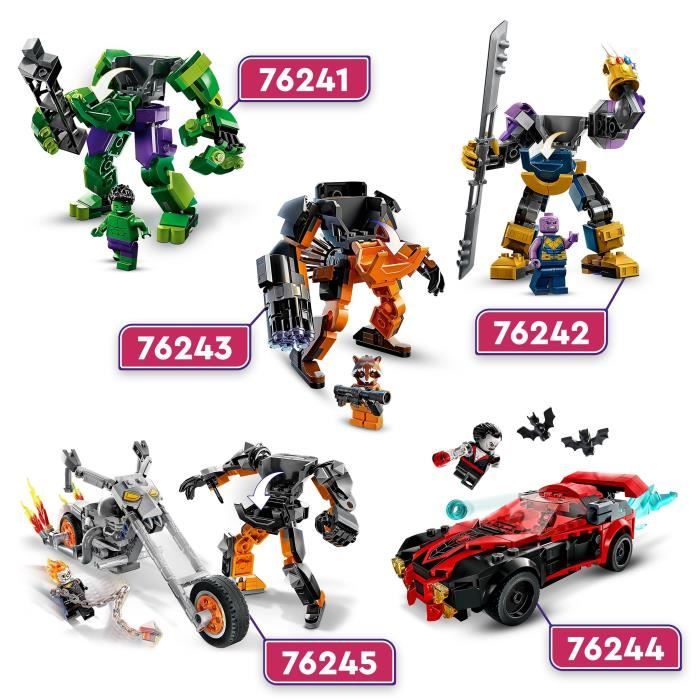 LEGO Marvel 76245 Le Robot et la Moto de Ghost Rider Jouet avec Figurine Super-Héros