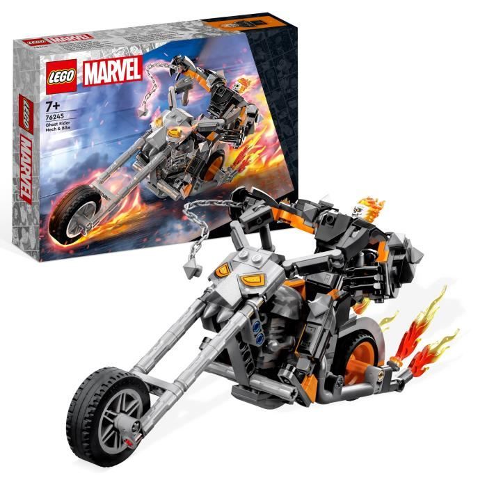 LEGO Marvel 76245 Le Robot et la Moto de Ghost Rider Jouet avec Figurine Super-Héros