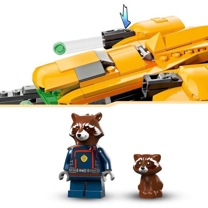 LEGO Marvel 76254 Le Vaisseau de Bébé Rocket Jouet a Construire Les Gardiens de la Galaxie