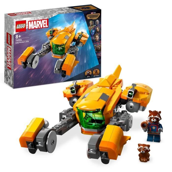 LEGO Marvel 76254 Le Vaisseau de Bébé Rocket Jouet a Construire Les Gardiens de la Galaxie