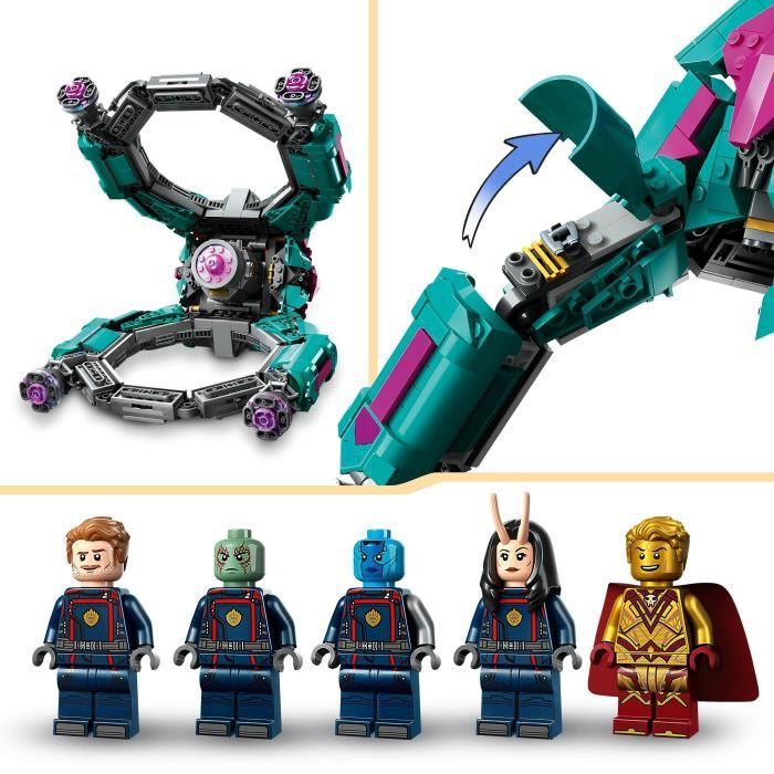 LEGO Marvel 76255 Le Nouveau Vaisseau des Gardiens Volume 3 Jouet Spatial Les Gardiens de la Galaxie