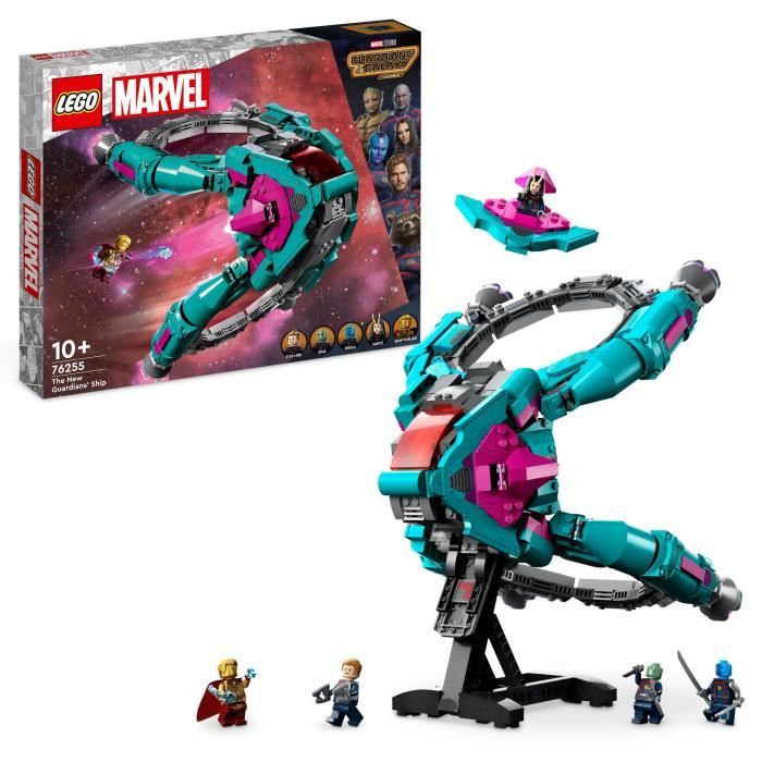 LEGO Marvel 76255 Le Nouveau Vaisseau des Gardiens Volume 3 Jouet Spatial Les Gardiens de la Galaxie