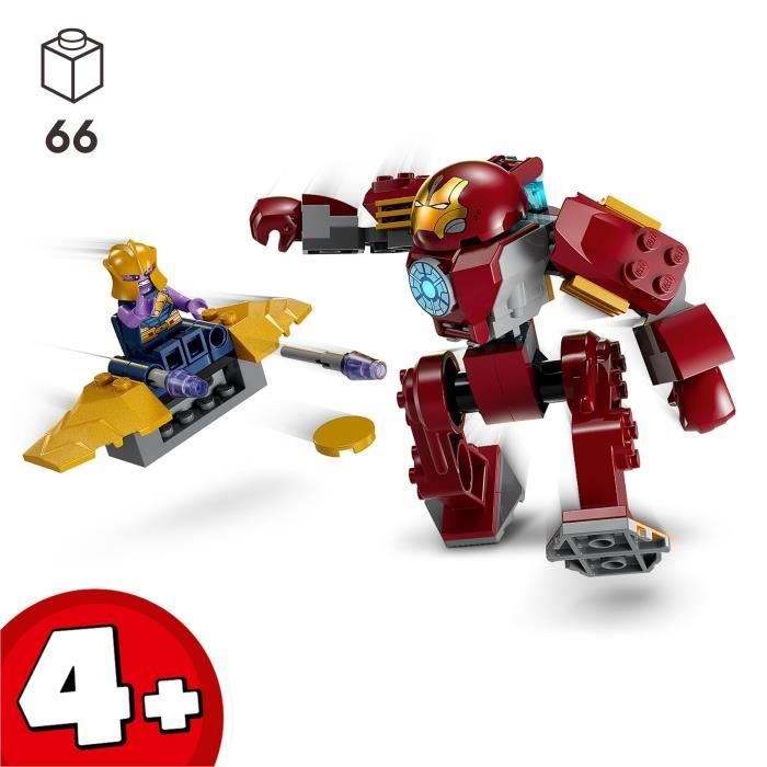 LEGO Marvel 76263 La Hulkbuster d’Iron Man Contre Thanos Jouet de Super-Héros Basée sur Avengers: Infinity War