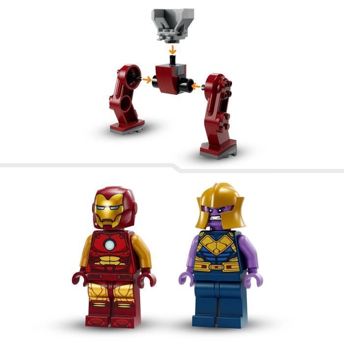 LEGO Marvel 76263 La Hulkbuster d’Iron Man Contre Thanos Jouet de Super-Héros Basée sur Avengers: Infinity War