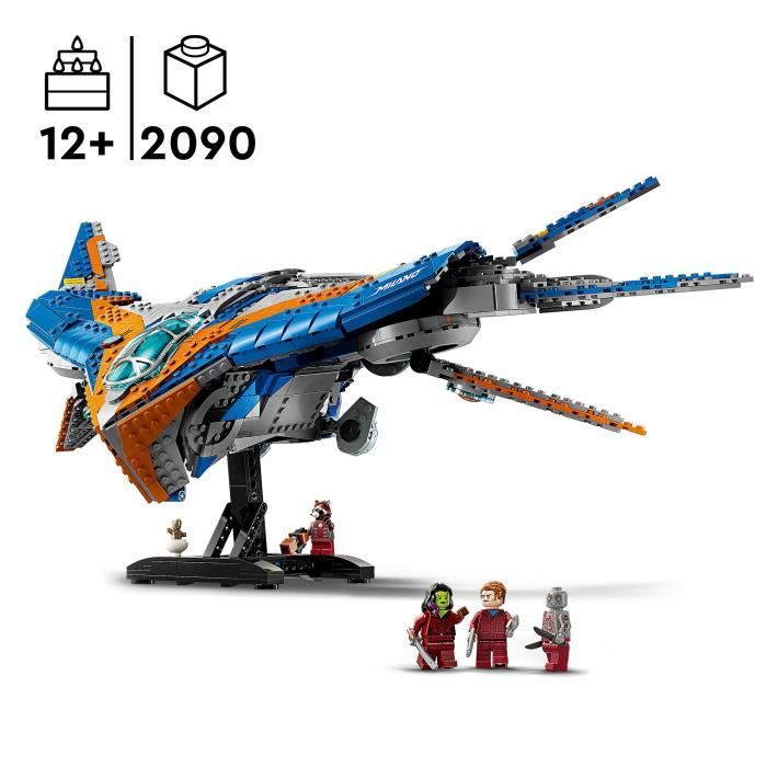 LEGO Marvel 76286 Les Gardiens de la Galaxie: le vaisseau Milan Véhicule spatial