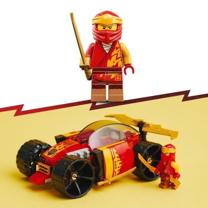 LEGO NINJAGO 71780 La Voiture de Course Ninja de Kai Évolution Jouet Voiture 2-en-1