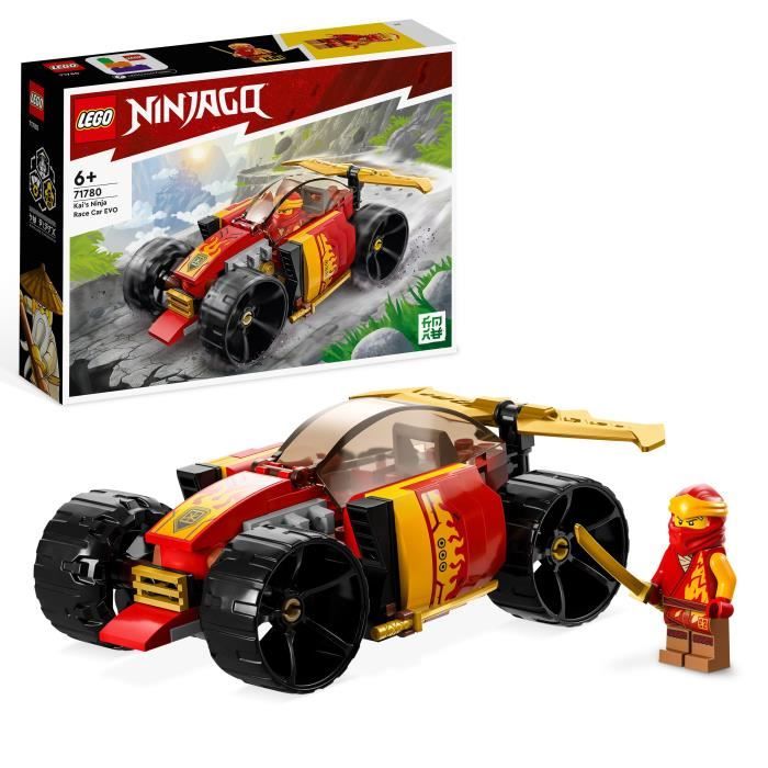 LEGO NINJAGO 71780 La Voiture de Course Ninja de Kai Évolution Jouet Voiture 2-en-1