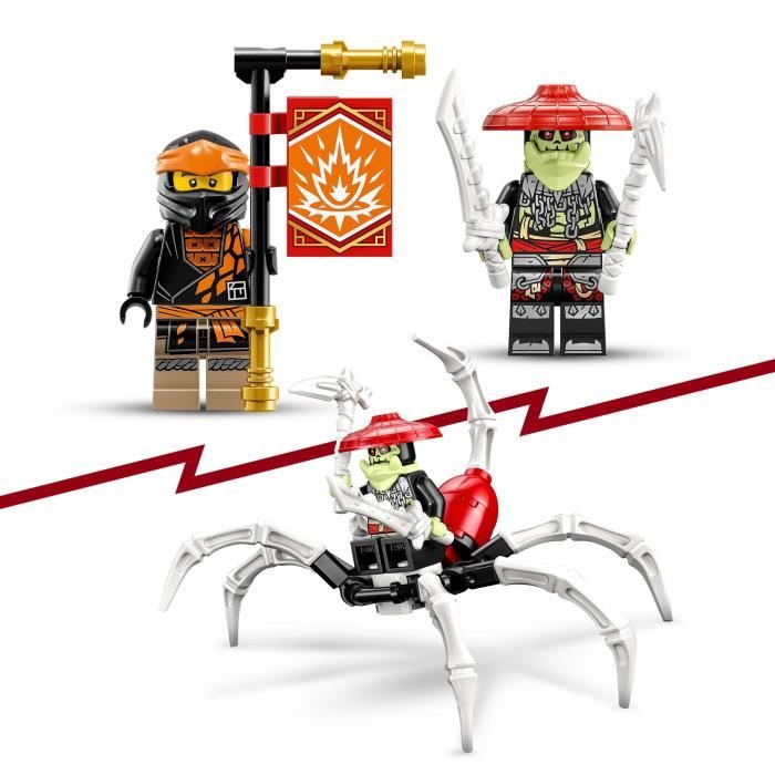 LEGO NINJAGO 71782 Le Dragon de Terre de Cole Évolution Jouet avec 2 Minifigurines