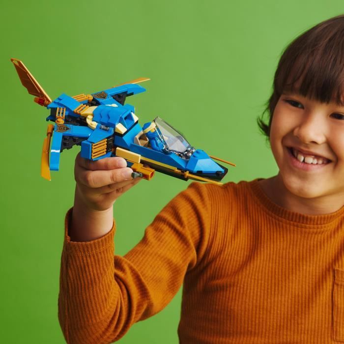 LEGO NINJAGO 71784 Le Jet Supersonique de Jay Évolution Jouet Avion Ninja Évolutif