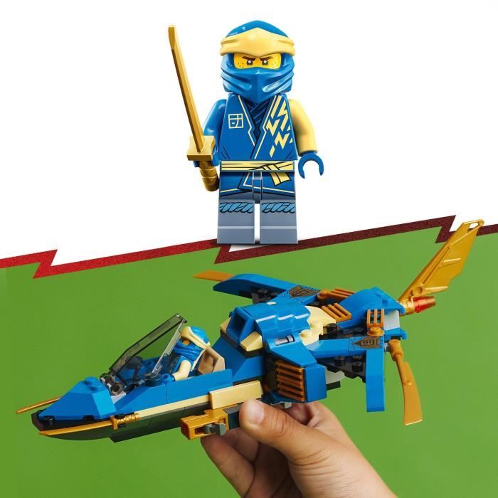 LEGO NINJAGO 71784 Le Jet Supersonique de Jay Évolution Jouet Avion Ninja Évolutif