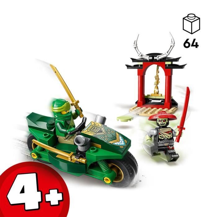 LEGO NINJAGO 71788 La Moto Ninja de Lloyd Jouet Enfants 4 Ans Jeu Éducatif 2 Minifigurines