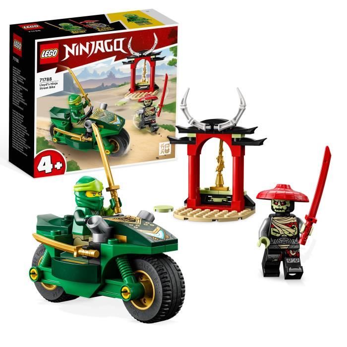 LEGO NINJAGO 71788 La Moto Ninja de Lloyd Jouet Enfants 4 Ans Jeu Éducatif 2 Minifigurines