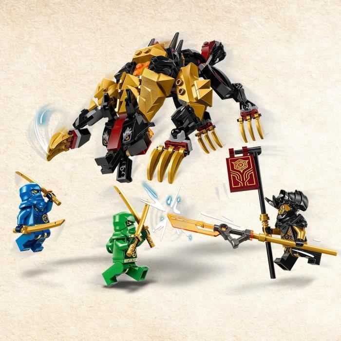 LEGO NINJAGO 71790 Le Chien de Combat Dragon Imperium Jouet de Ninja avec Figurines de Monstre