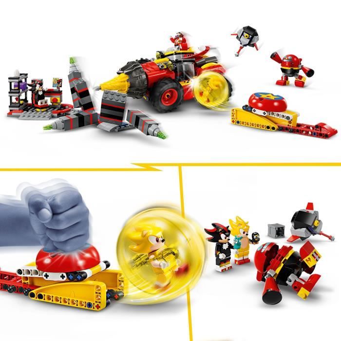 LEGO Sonic the Hedgehog 76999 Super Sonic contre Egg Drillster Avec Shadow et Dr. Eggman