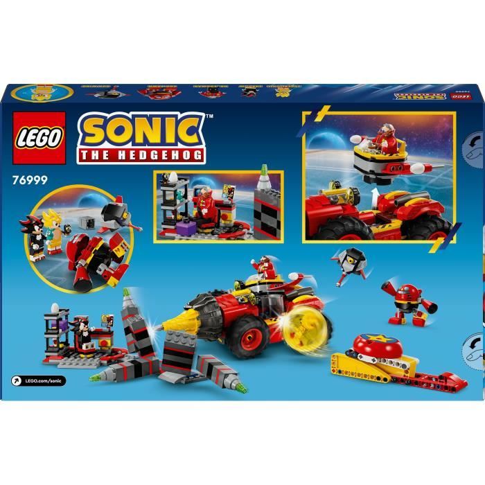 LEGO Sonic the Hedgehog 76999 Super Sonic contre Egg Drillster Avec Shadow et Dr. Eggman