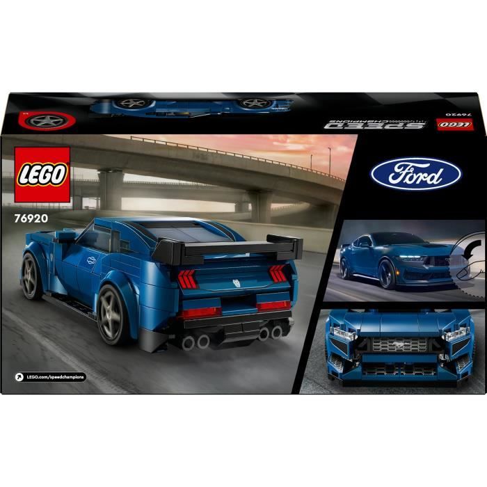 LEGO Speed Champions 76920 La Voiture de Sport Ford Mustang Dark Horse Set pour Enfants