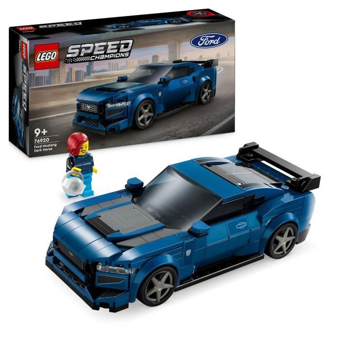 LEGO Speed Champions 76920 La Voiture de Sport Ford Mustang Dark Horse Set pour Enfants