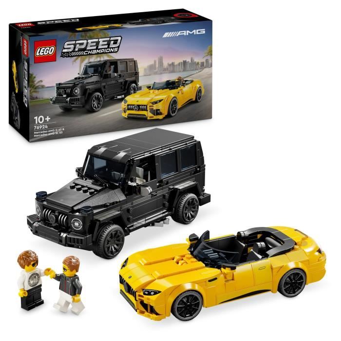 LEGO Speed Champions 76924 Mercedes-AMG G 63 et Mercedes-AMG SL 63 voitures a construire