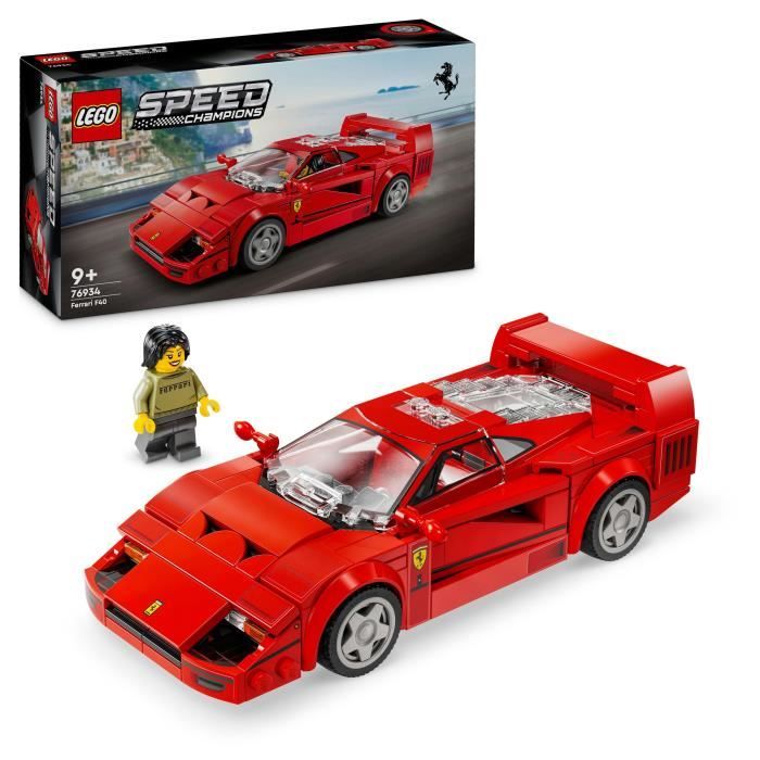 LEGO Speed Champions 76934 Supercar Ferrari F40 - Véhicule Jouet pour Garçons et Filles