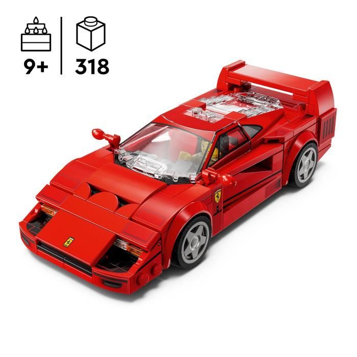 LEGO Speed Champions 76934 Supercar Ferrari F40 - Véhicule Jouet pour Garçons et Filles