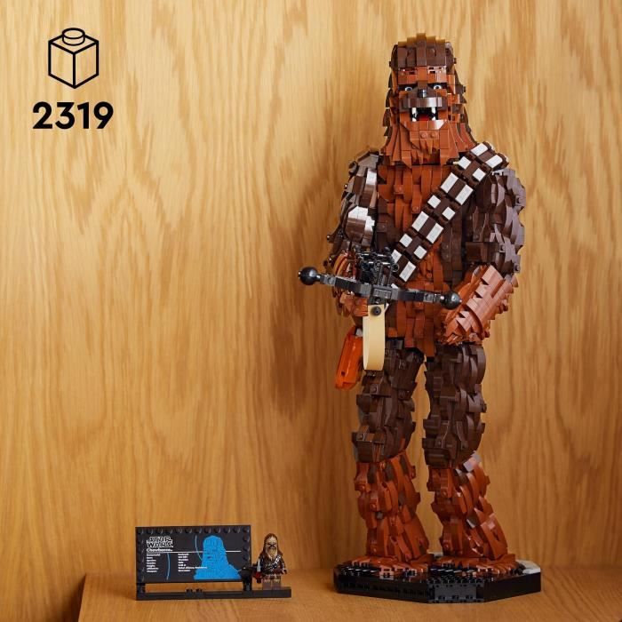 LEGO Star Wars 75371 Chewbacca Kit de Modélisme Le Retour du Jedi pour Adultes Figurines de Wookiee avec Arbalete