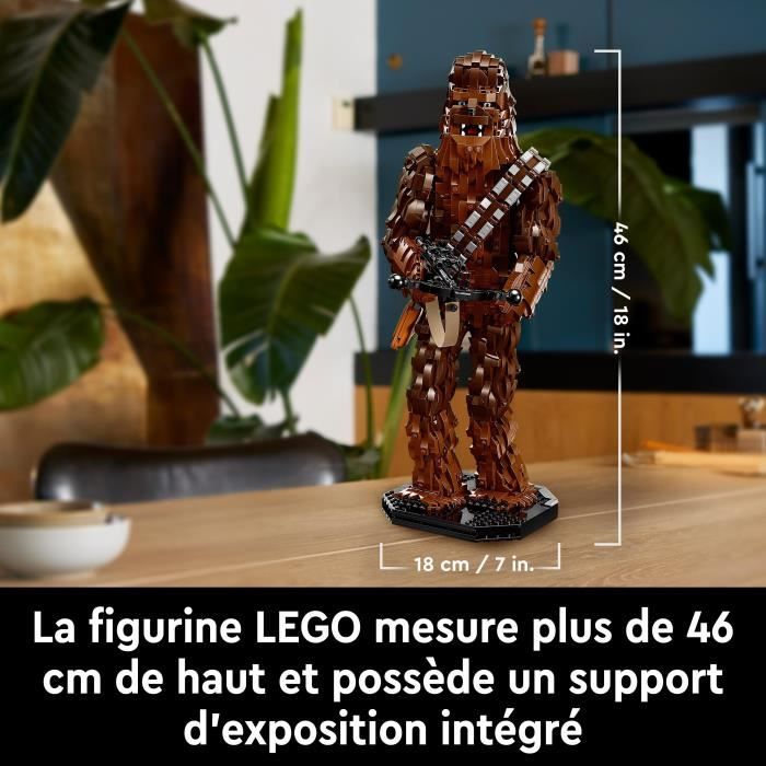 LEGO Star Wars 75371 Chewbacca Kit de Modélisme Le Retour du Jedi pour Adultes Figurines de Wookiee avec Arbalete