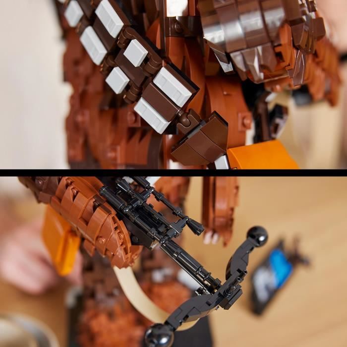 LEGO Star Wars 75371 Chewbacca Kit de Modélisme Le Retour du Jedi pour Adultes Figurines de Wookiee avec Arbalete