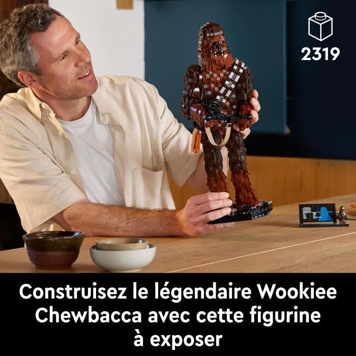 LEGO Star Wars 75371 Chewbacca Kit de Modélisme Le Retour du Jedi pour Adultes Figurines de Wookiee avec Arbalete