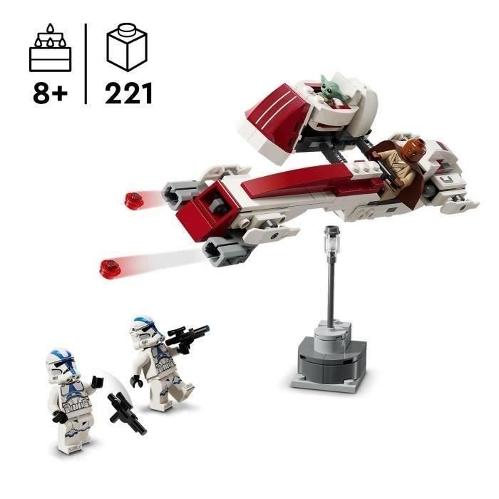 LEGO Star Wars 75378 The Mandalorian L’évasion en Speeder BARC Set de Construction