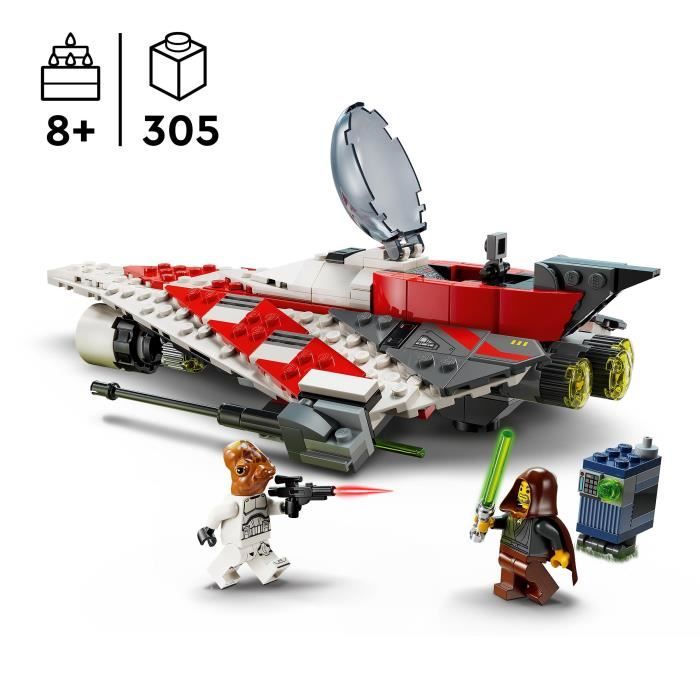 LEGO Star Wars 75388 Le Chasseur Stellaire de Jedi Bob - Réplique Véhicule a Construire