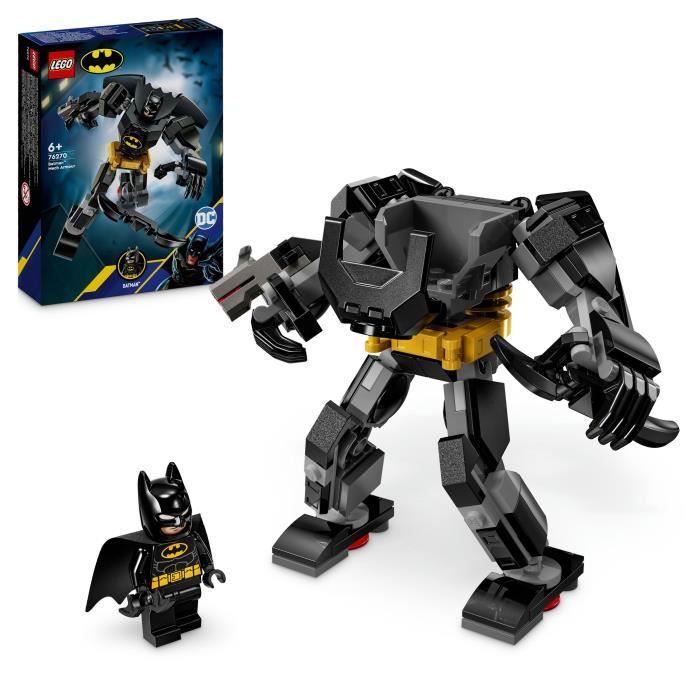 LEGO Super Heroes DC 76270 L’armure robot de Batman- Figurine d’action articulée