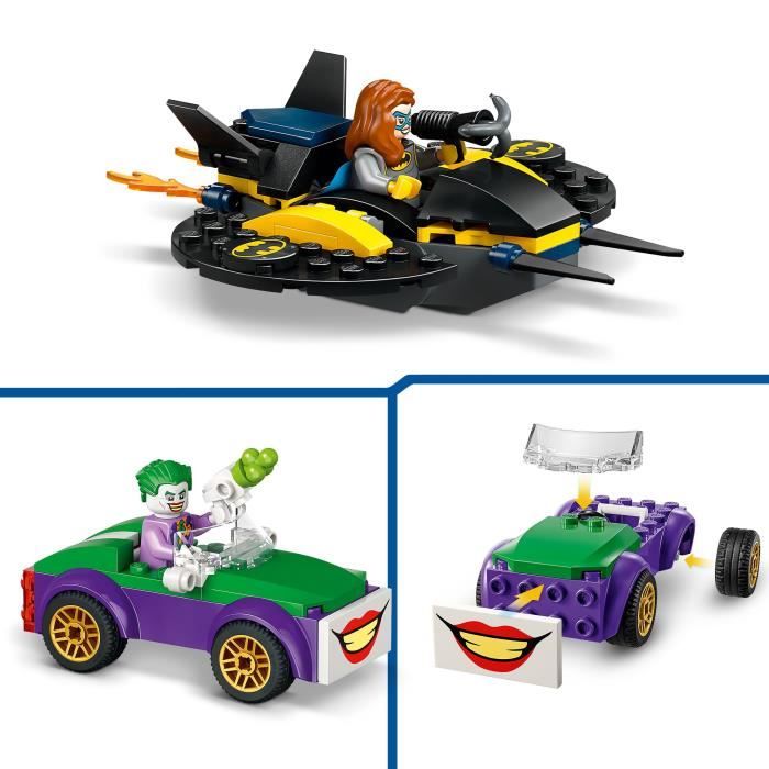 LEGO Super Heroes DC 76272 La Batcave avec Batman Batgirl et Le Joker - Set d’aventures