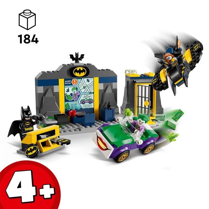 LEGO Super Heroes DC 76272 La Batcave avec Batman Batgirl et Le Joker - Set d’aventures