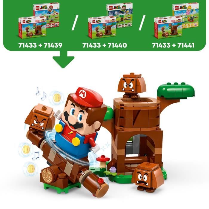 LEGO Super Mario 71433 Terrain de jeu des Goombas - Objet collector Nintendo