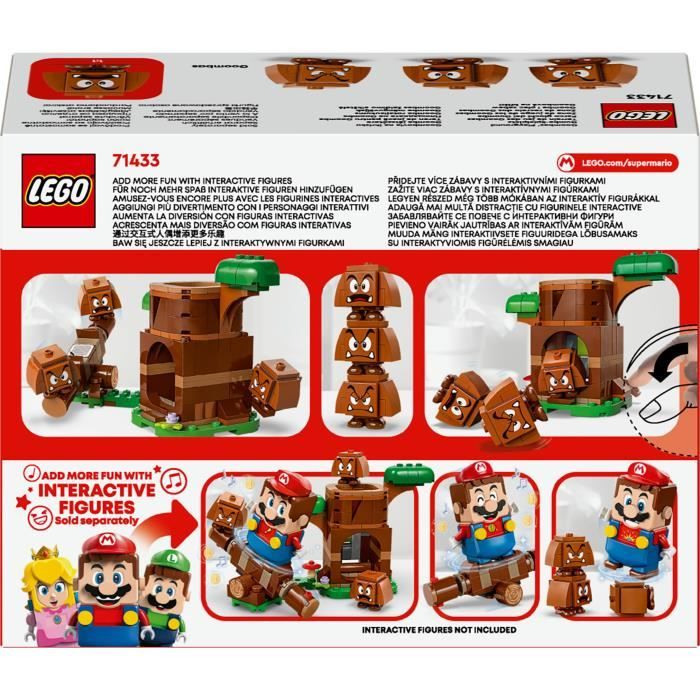 LEGO Super Mario 71433 Terrain de jeu des Goombas - Objet collector Nintendo