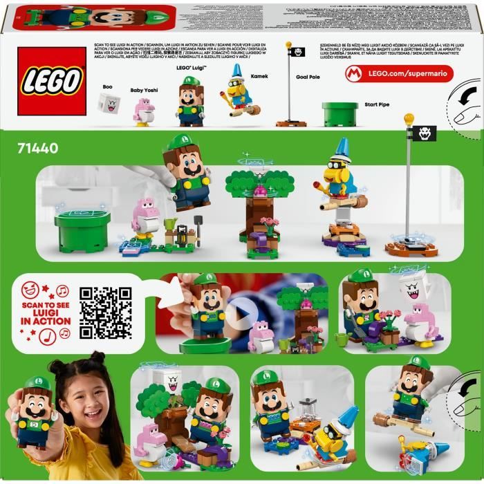 LEGO Super Mario 71440 Les Aventures de LEGO Luigi Interactif - Set - Cadeau Nintendo