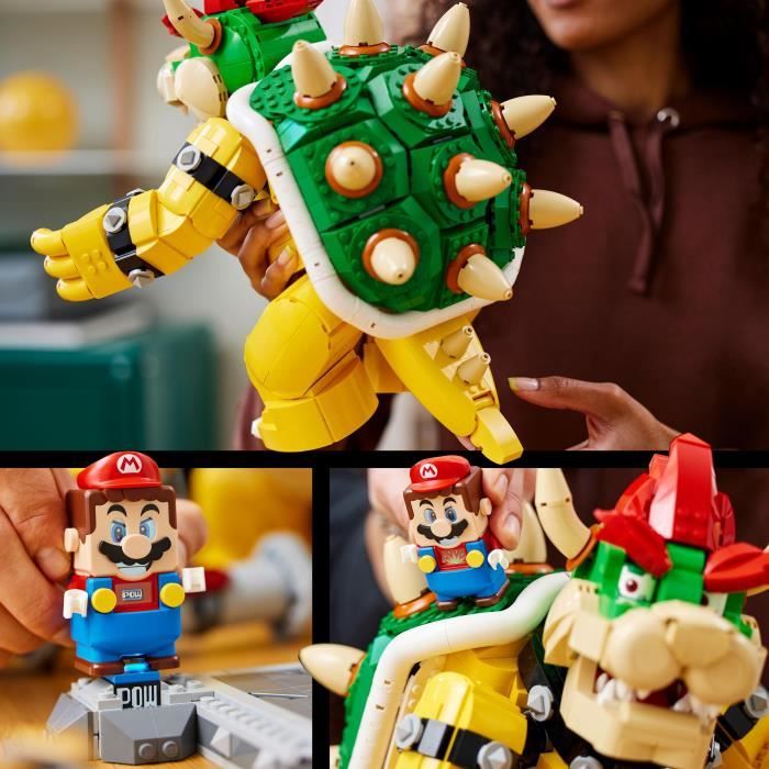 LEGO Super Mario - Le Puissant Bowser - Figurine de Collection - Kit de Construction - Cadeau