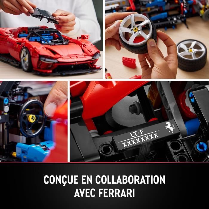 LEGO Technic 42143 Ferrari Daytona SP3 Voiture Modélisme Maquette a Construire Adultes