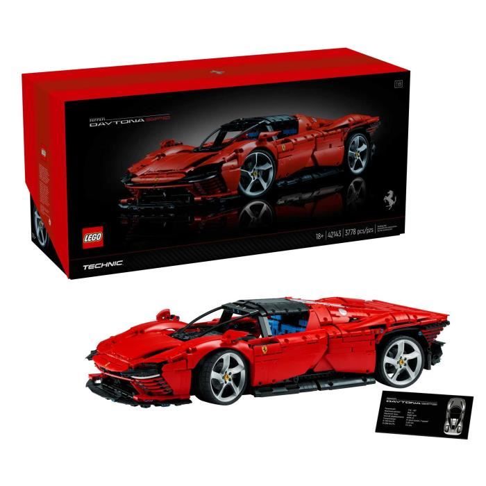 LEGO Technic 42143 Ferrari Daytona SP3 Voiture Modélisme Maquette a Construire Adultes