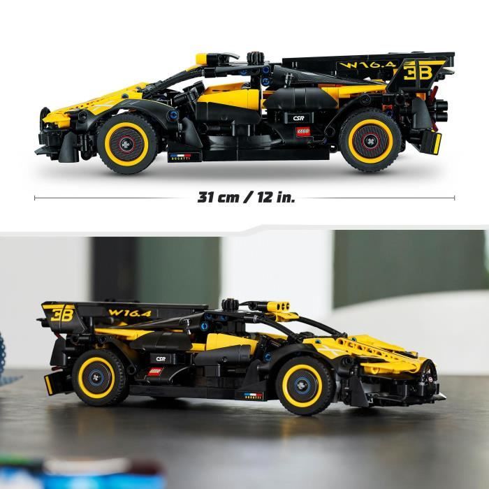 LEGO Technic 42151 Le Bolide Bugatti Jouet de Voiture de Course Maquette a Construire