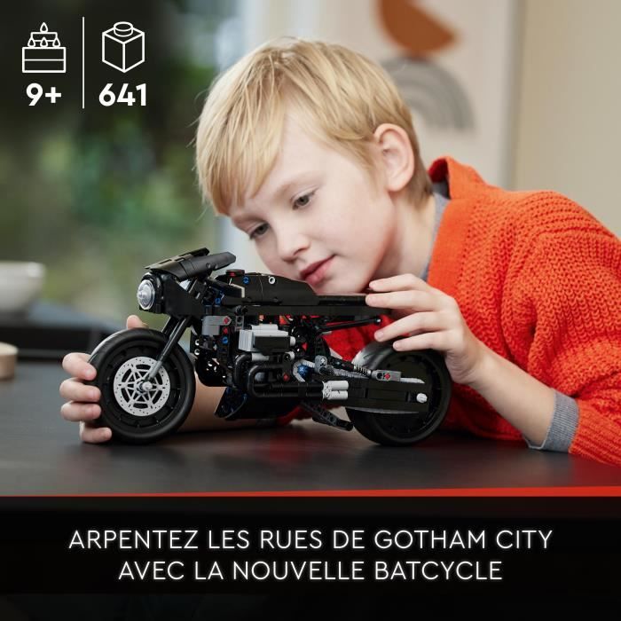 LEGO Technic 42155 Le Batcycle de Batman Construction de Maquette Jouet de Moto Collection