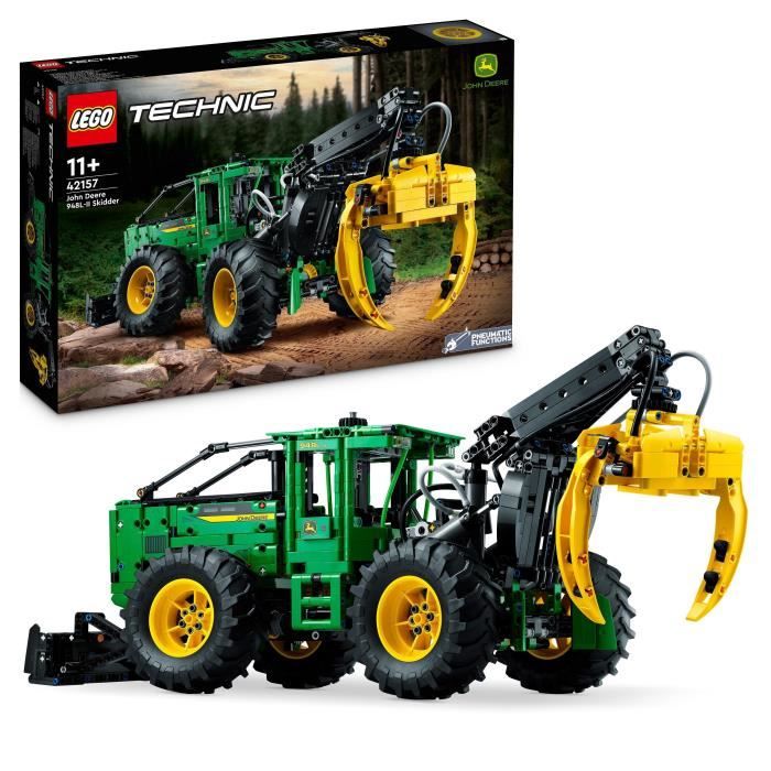 LEGO Technic 42157 La Débardeuse John Deere 948L-II Maquette d’Engin de Chantier avec Fonctions