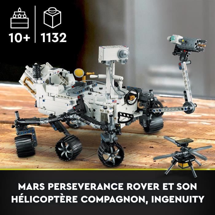 LEGO Technic 42158 NASA Mars Rover Perseverance Jouet Découverte de l’Espace avec AR App