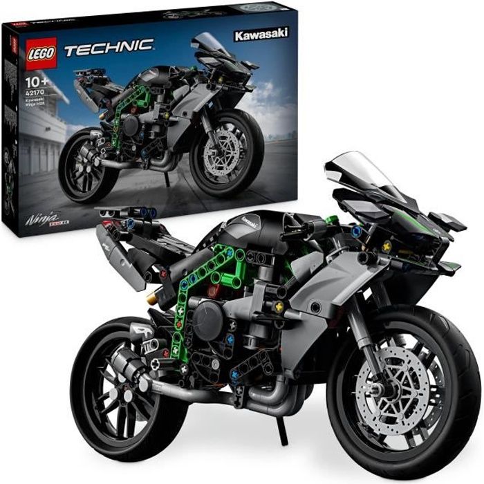 LEGO Technic 42170 La Moto Kawasaki Ninja H2R Idée Cadeau pour Enfants Jouet Créatif