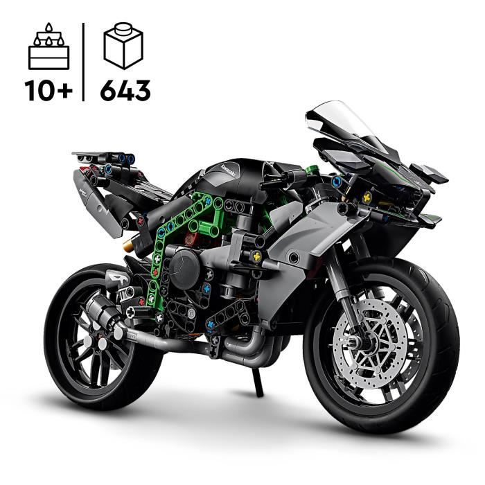 LEGO Technic 42170 La Moto Kawasaki Ninja H2R Idée Cadeau pour Enfants Jouet Créatif