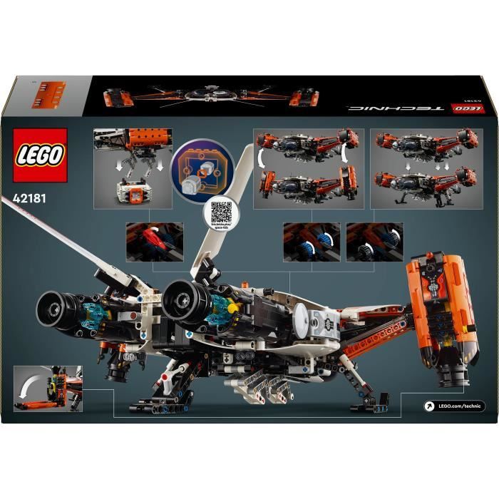 LEGO Technic 42181 Le Vaisseau Spatial Cargo VTOL LT81 Jouet de Construction de l’Espace