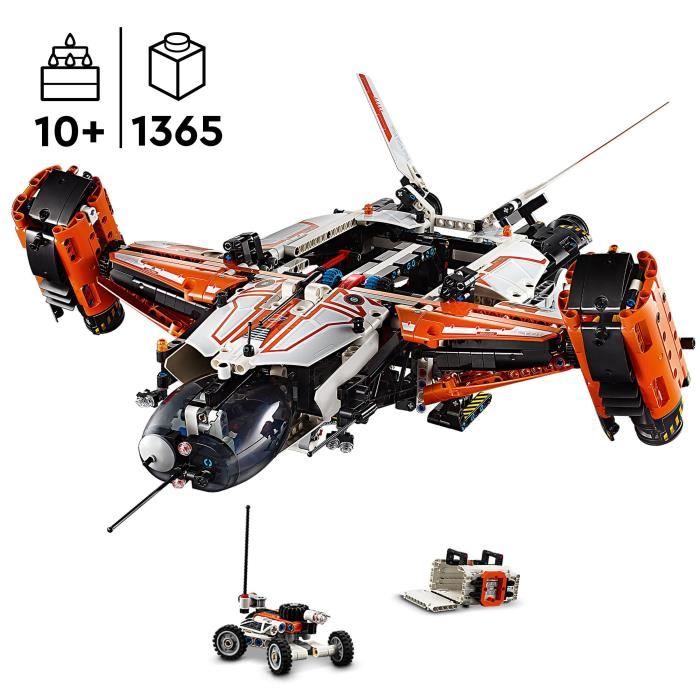 LEGO Technic 42181 Le Vaisseau Spatial Cargo VTOL LT81 Jouet de Construction de l’Espace