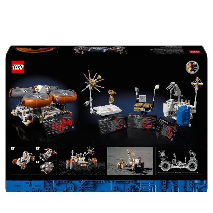 LEGO Technic 42182 Véhicule d’Exploration Lunaire NASA Apollo - LRV Rover Spatial Adultes