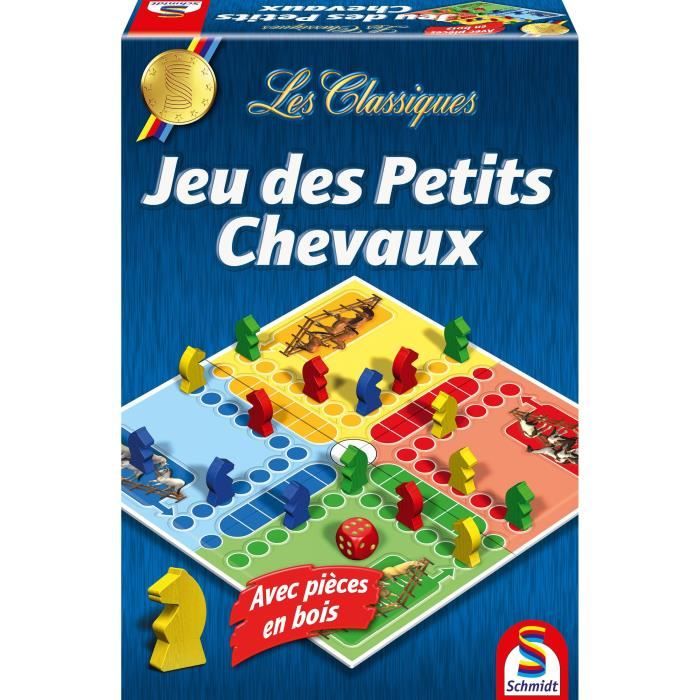 Les Classiques - Jeu de petits chevaux - SCHMIDT SPIELE - Vivez des courses palpitantes avec ce jeu de petits chevaux