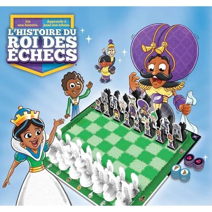 L’HISTOIRE DU ROI DES ECHECS - MEGABLEU - Jeu d’apprentissage